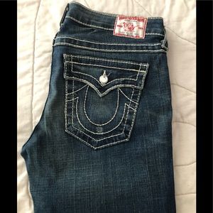 True Religion Joey Disco Big T Dark Wash